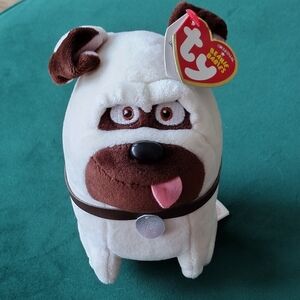 TY Beanie Babies The Secret Life of Pets Mel Plush Stuffed Animal Toy 6"